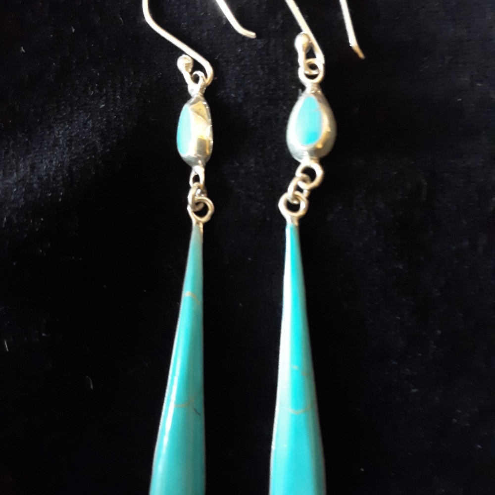 Turquoise Sterling Earrings